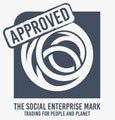 Logo: The Social Enterprise Mark Trading for People and Planet - Approved